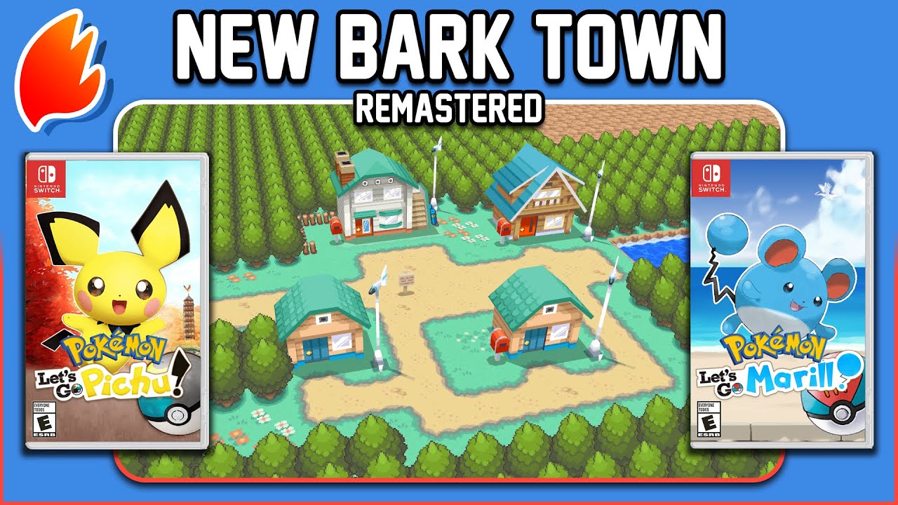 New Bark Town: Remaster ◓ [Pokémon Let's Go Johto Prediction]