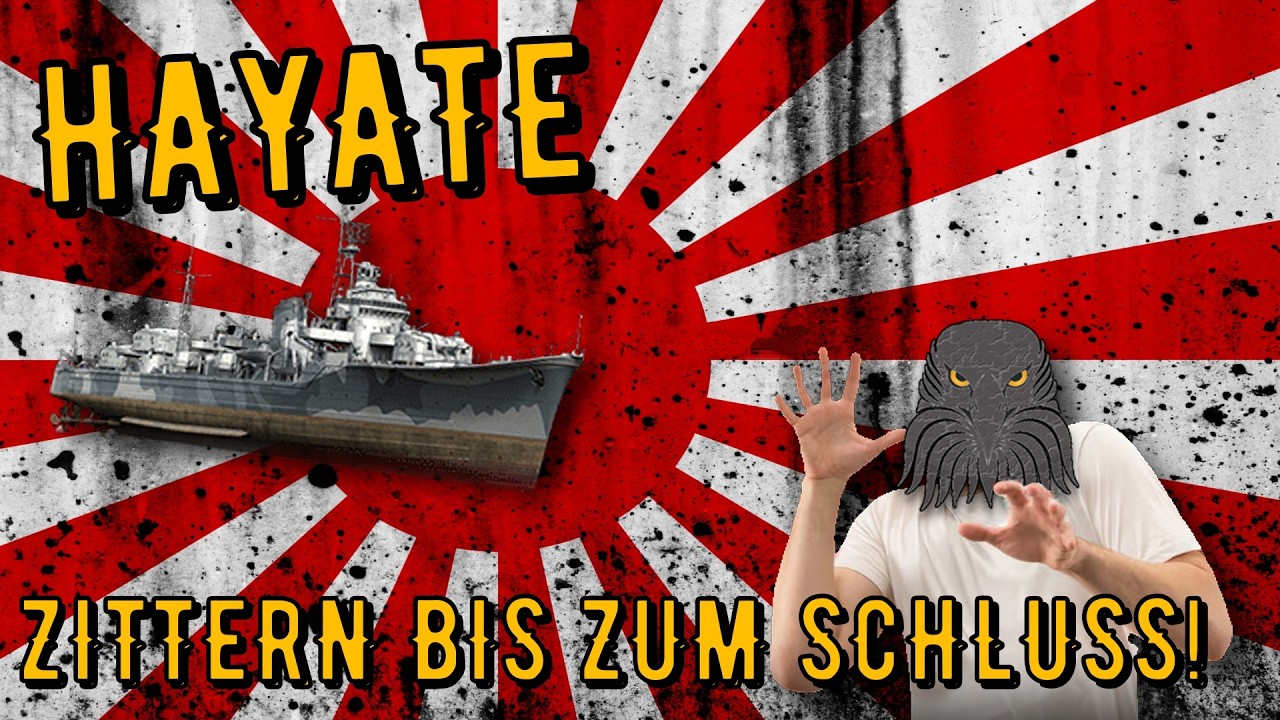 World of Warships Legends - HAYATE - Tier 8 - Zittern bis zum Schluss! [deutsch/ gameplay]