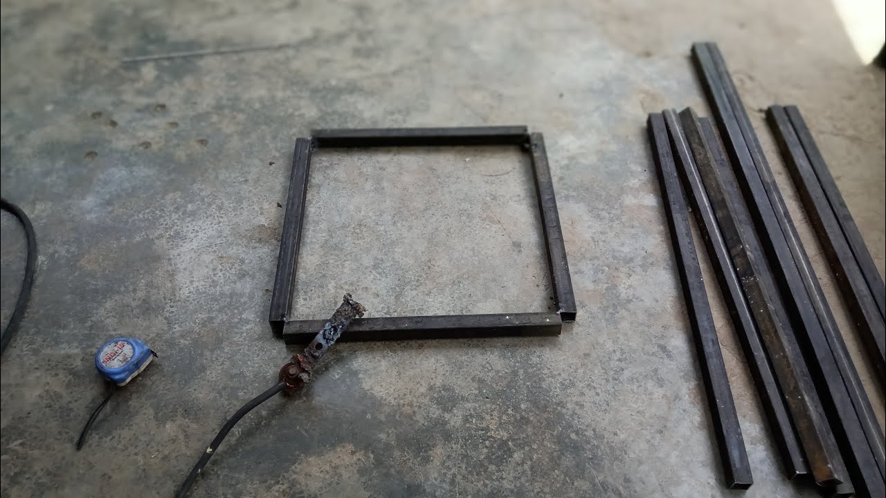 iron 1 inch square pipe 5 feet stand  Welding Studio