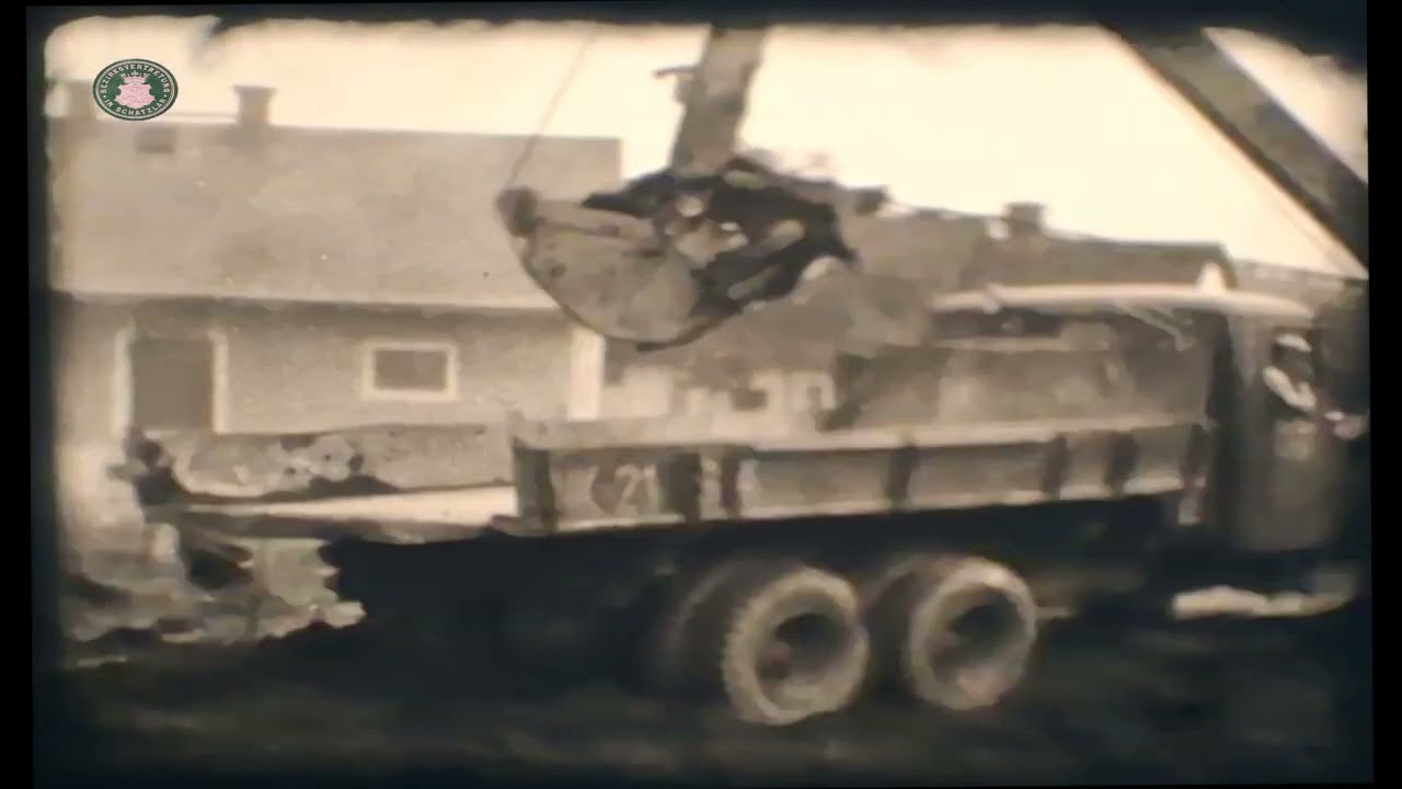 Žacléř 1959-60 začátek výstavby Kulturního klubu