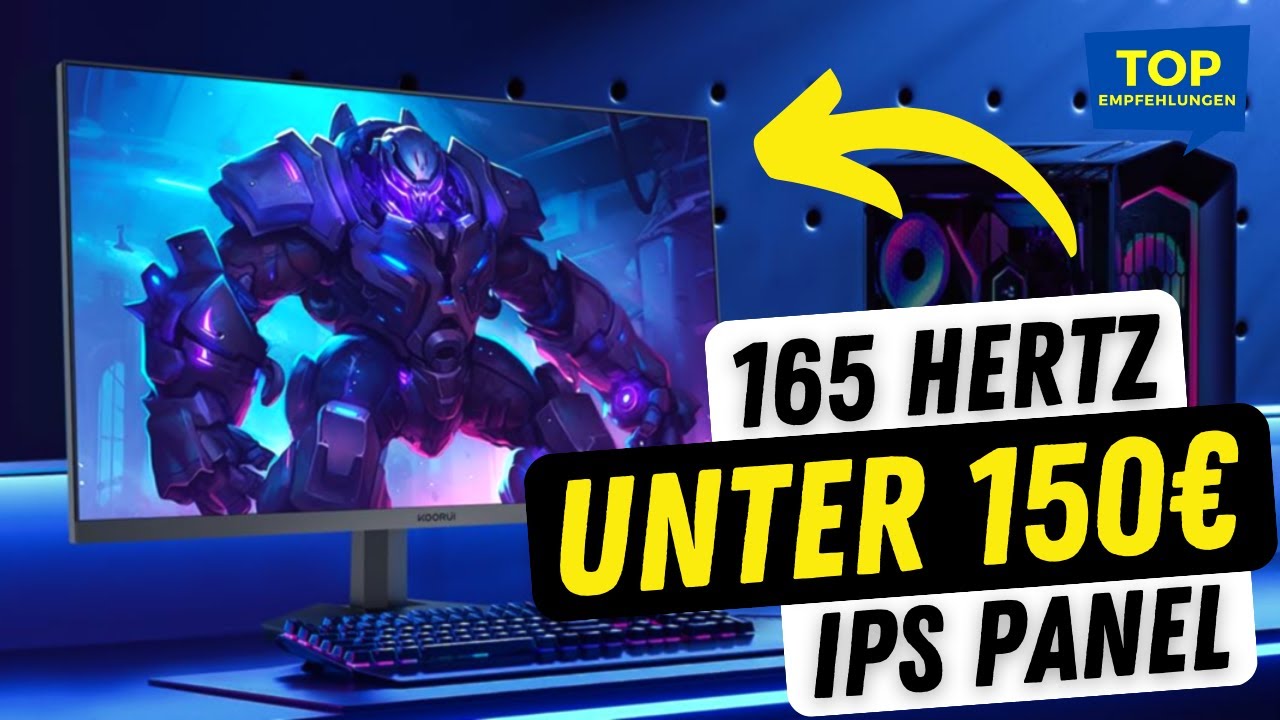 Bester Gaming Monitor UNTER 150€?! - KOORUI Kaufberatung