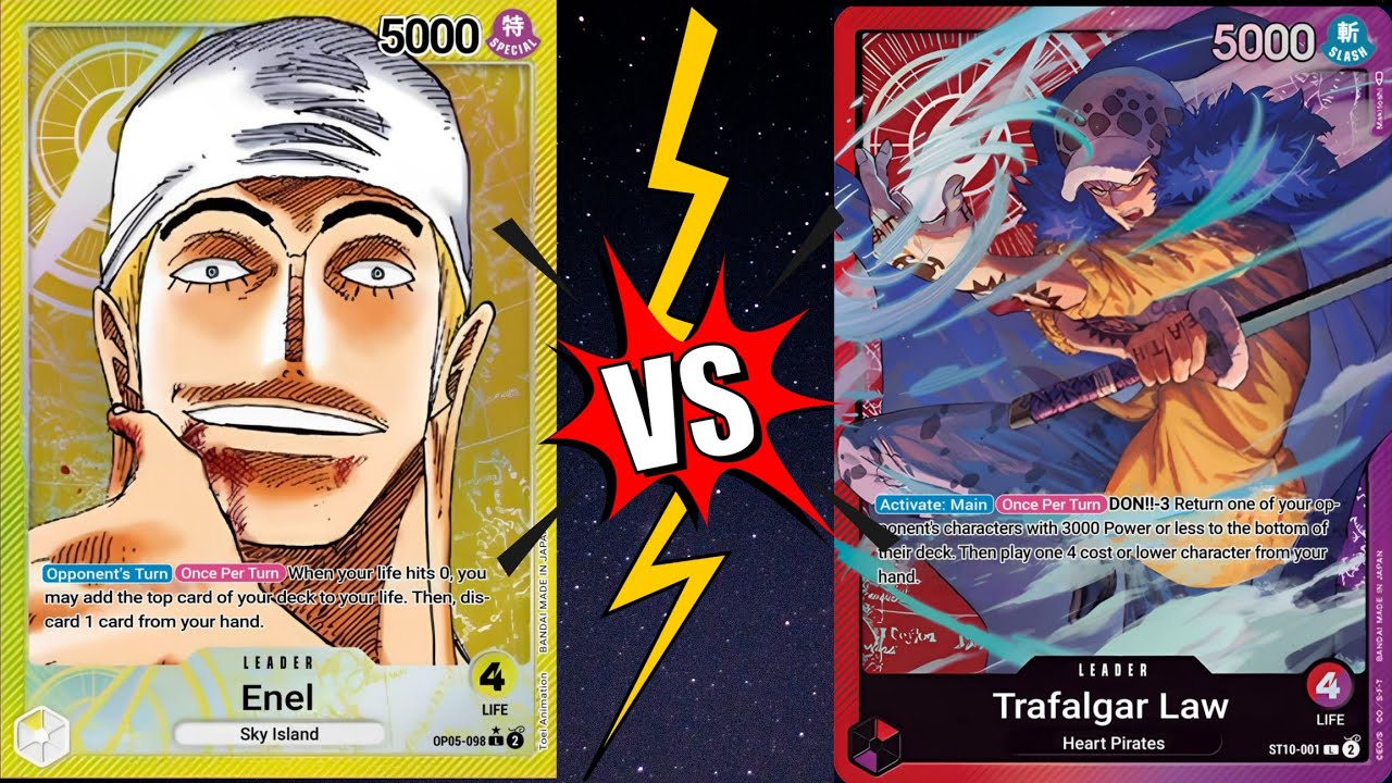 One Piece Card Game: Enel vs R/P Law [OP-07]