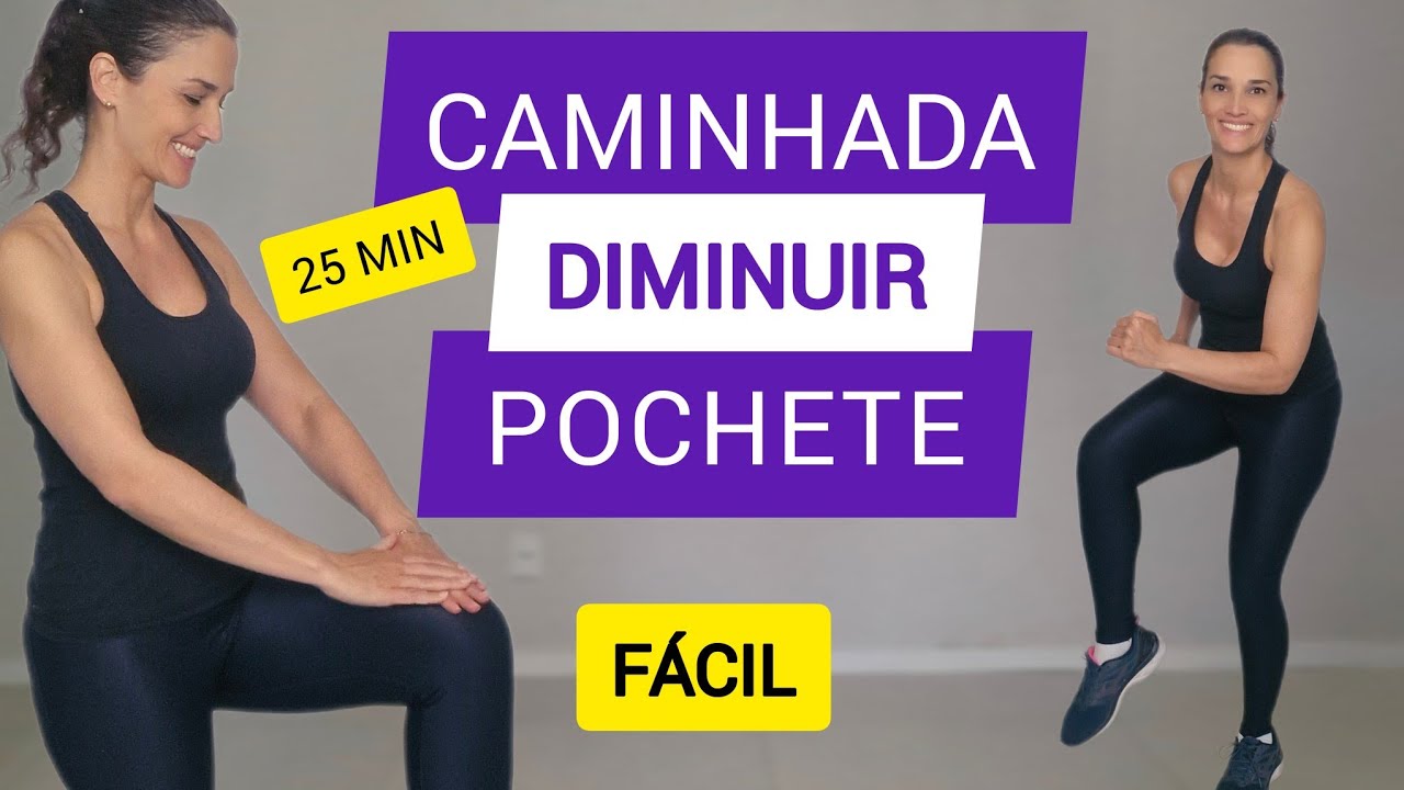 Caminhada para perder BARRIGA / POCHETE | 25 MIN | Leila Franz 