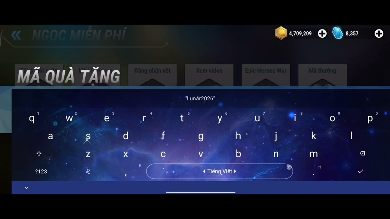 HEROES INFINITY 2026 - NEW GIFCODE 2026 : LUNAR2026 🥳🥳
