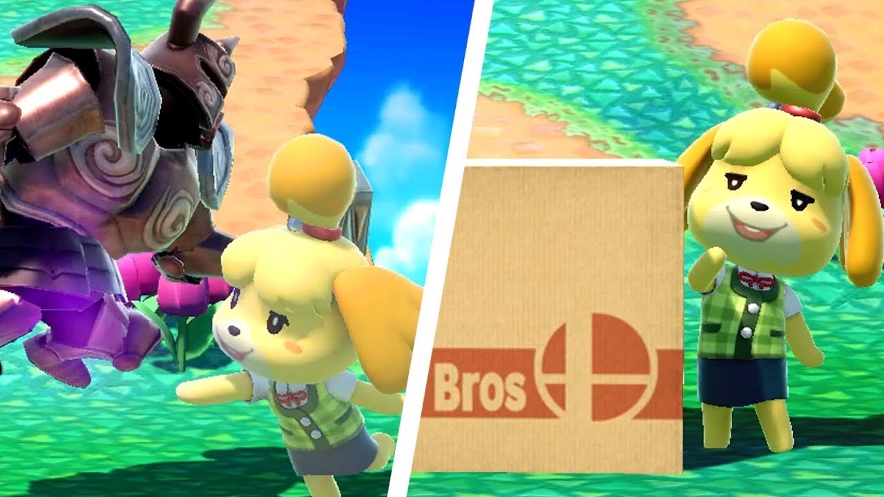 Super Smash Bros. Ultimate - All Moves Isabelle & Villager Can Pocket