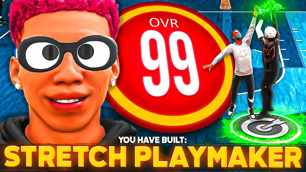 This 99 STRETCH PLAYMAKER might be the BEST 1v1 stage build on NBA 2K22