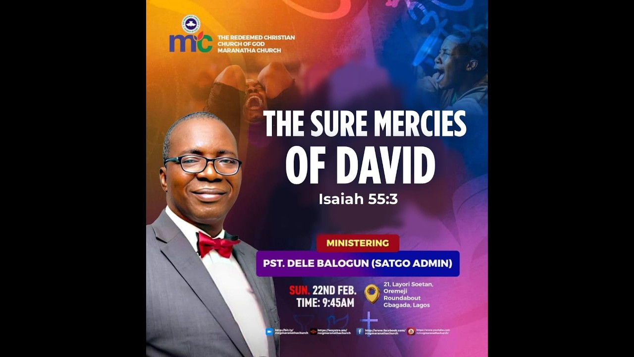 SURE MERCIES OF DAVID || LATTER RAIN || 22-FEB-2026