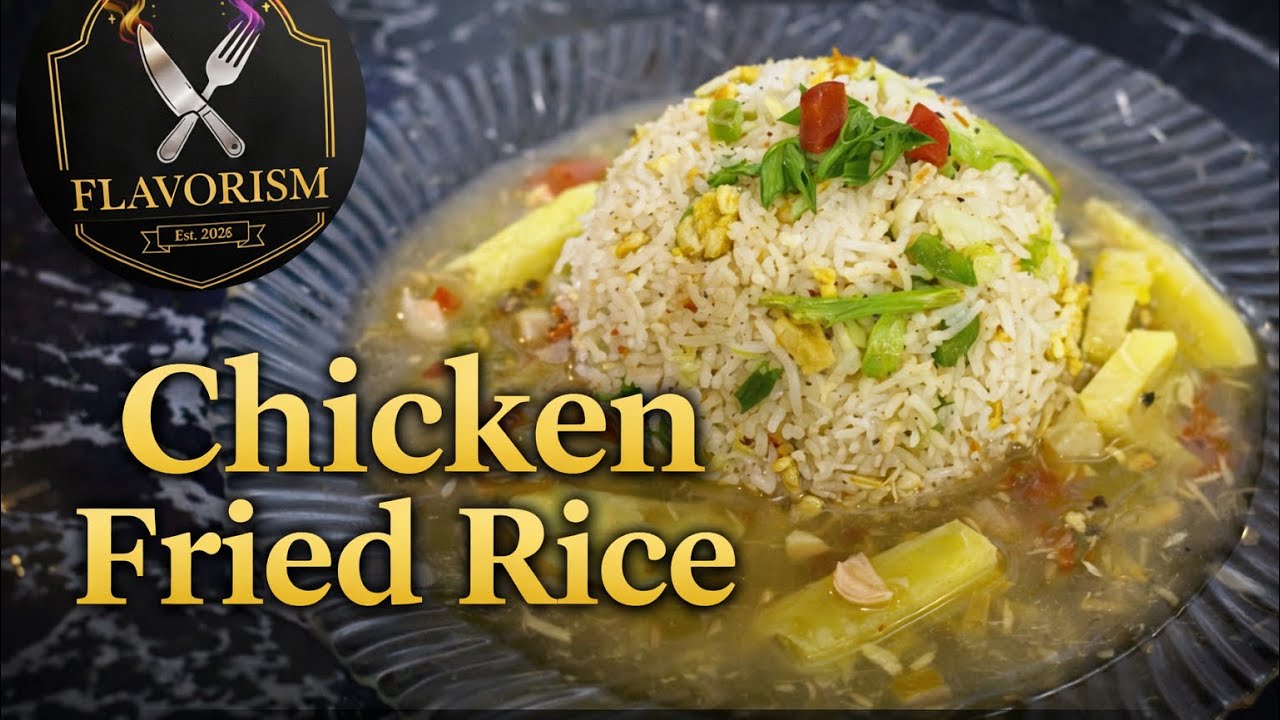 Chicken Fried Rice by Flavorism | Vegetable Fried Rice | Chinese Rice. Easy and Quick Recipe.
