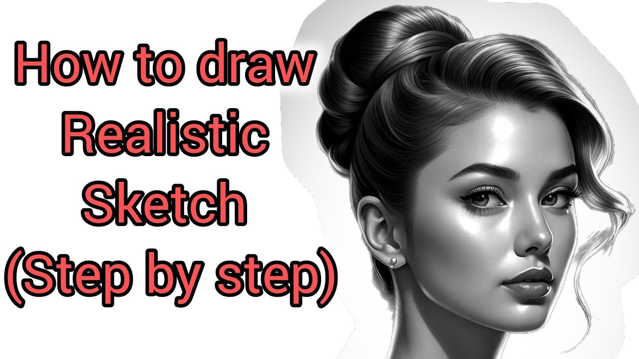 Full Portrait Drawing Tutorial | Step-by-Step Realistic Sketch #drawingtutorial #drawing #artwork