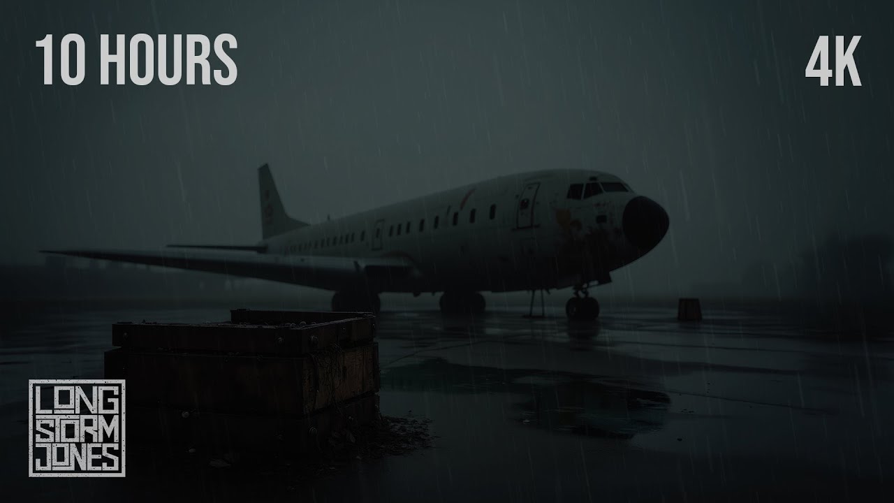 Where Thunder Sleeps | ASMR Heavy Rain & Rumbling Thunder Ambience [4K] RELAX | STUDY | SLEEP