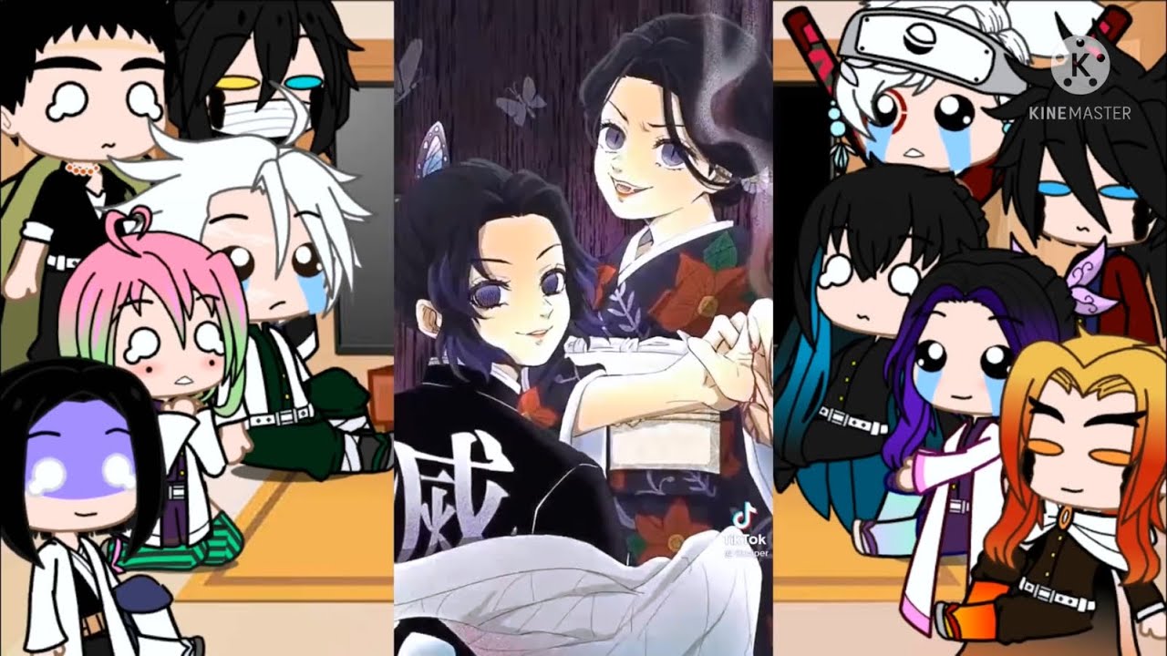 🌸 Hashiras react to shiras react to Tanjiro, Muza, Tamayo, Yushiro 🌸 ❤️ Gacha Club ❤️ Compilation ❤️