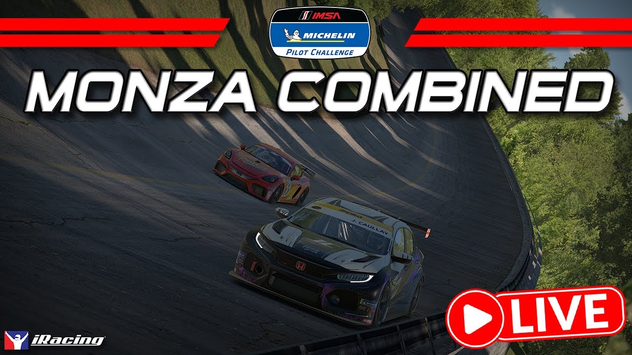 Most Violent Race of the Season? | iRacing IMSA Michelin Pilot Challenge at Monza Combined