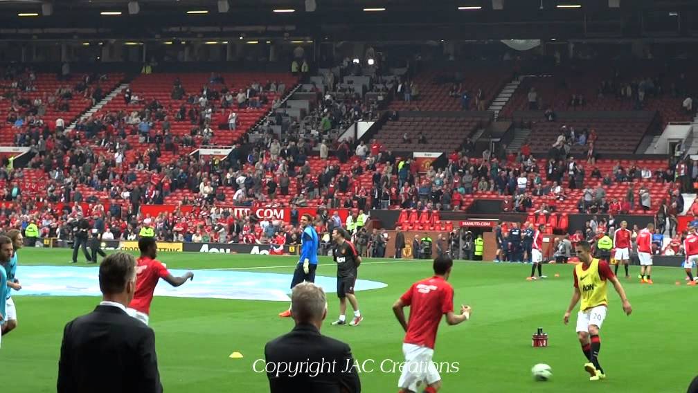 Live From Old Trafford Man United 4-0 QPR watch Falcao & Co Train 14/9/14