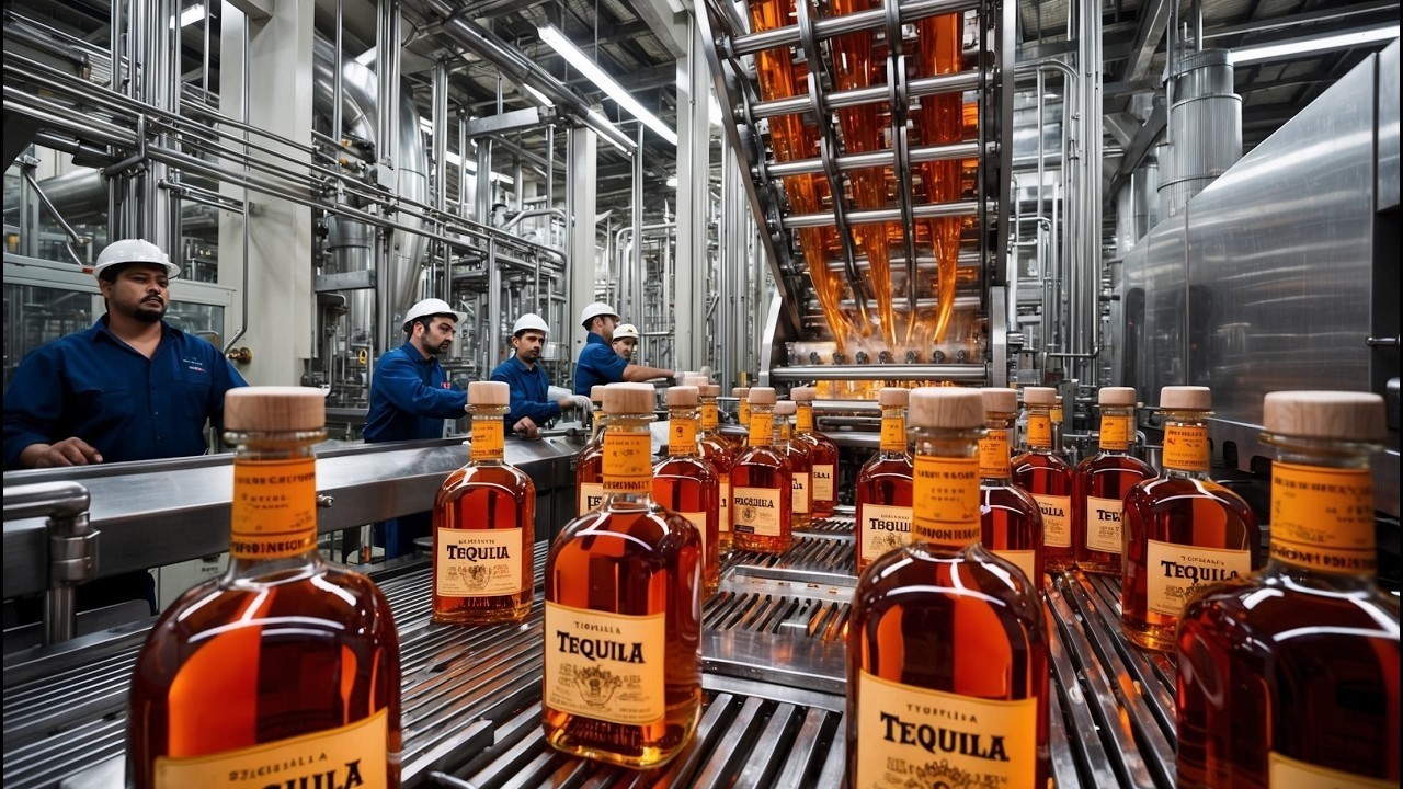 Como a TEQUILA é feita - Processo Industrial
