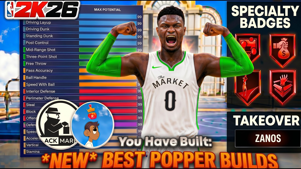 *NEW* BEST PARK POPPER BUILDS on NBA 2K26! (2 INSANE VERSIONS)