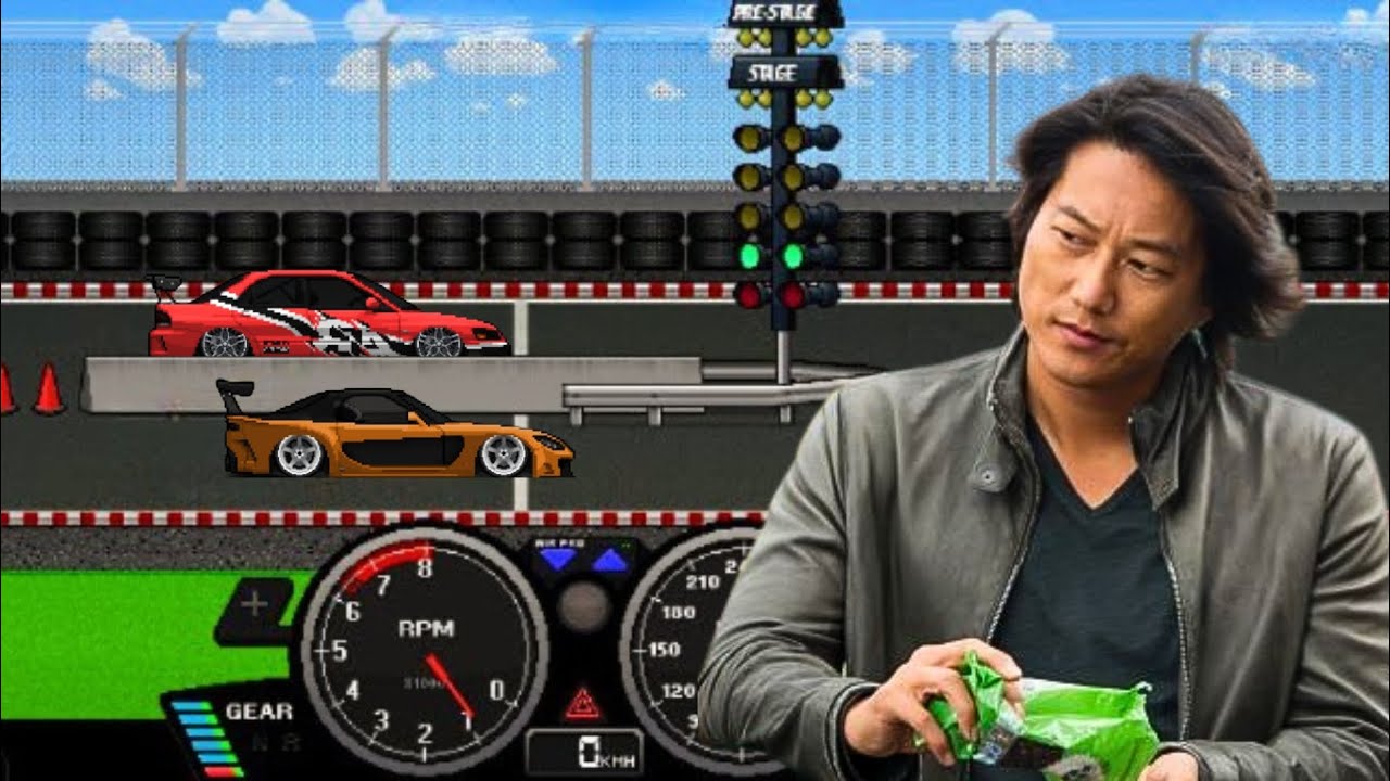 pixel car racer - Build Tokyo Drift Han's car 1997 Mazda RX-7 - Ethanol Engines