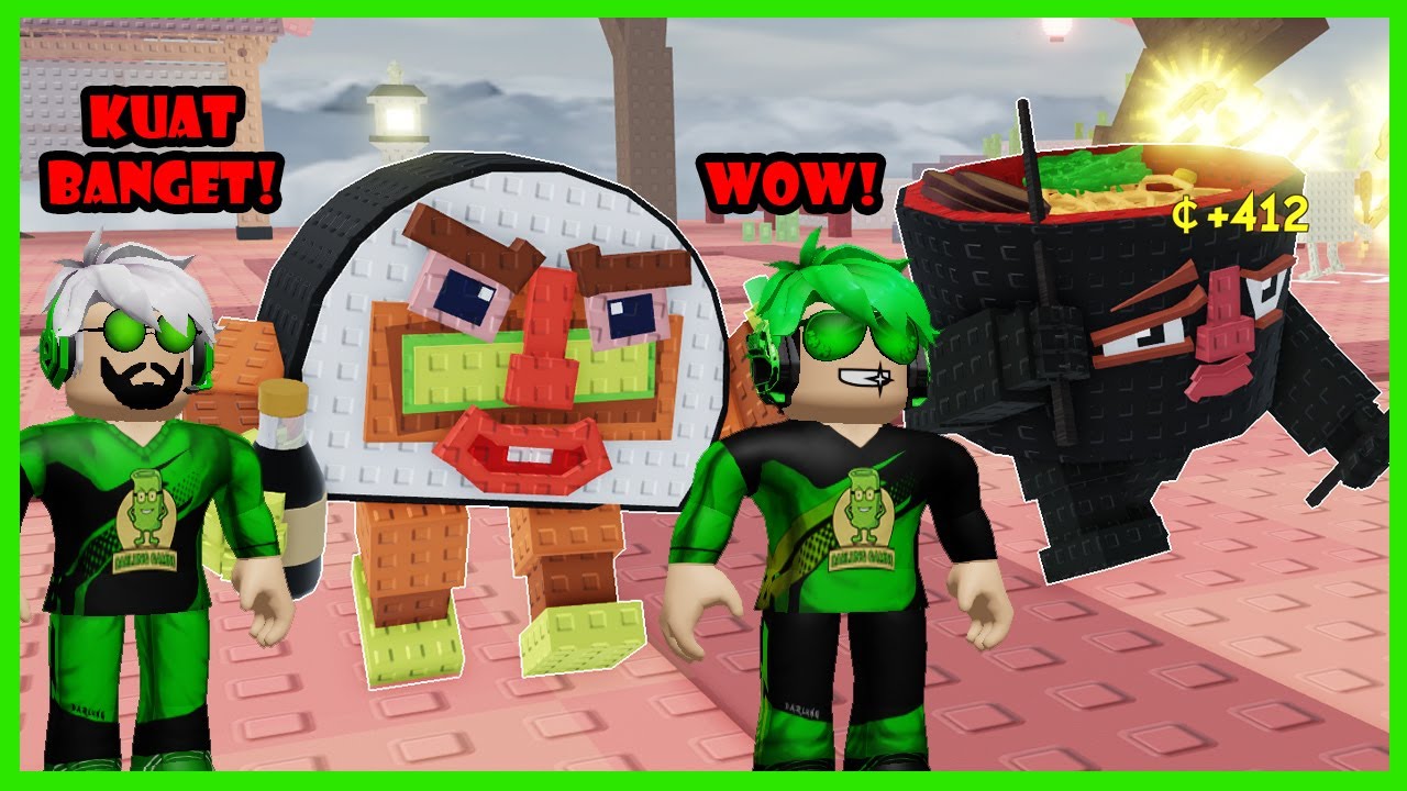 Darlung & Wak Darlung Pakai Tower Pertahanan Brainrot Sakura Event Di Roblox