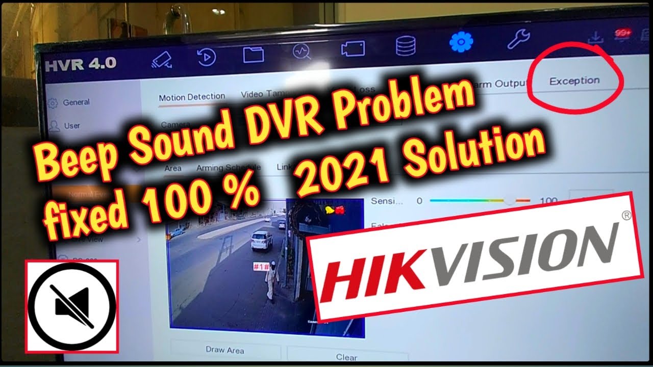How to Solve Hikvision DVR Beeping/Buzzer Problem!