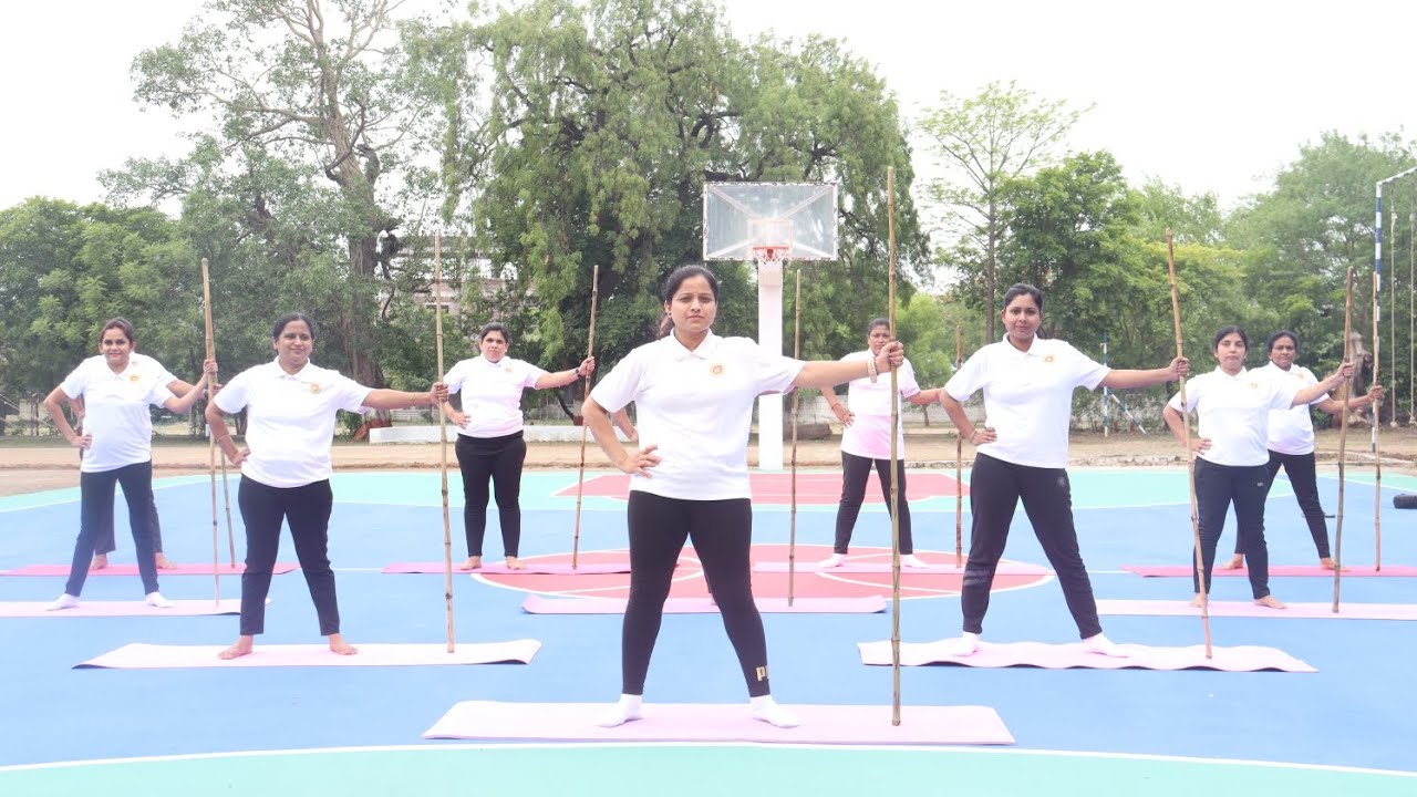 Stick Yoga Dance|INTERNATIONAL YOGA DAY2024|OM SAI YOGA & FITNESS CLUB| Chaitali Kelzarkar