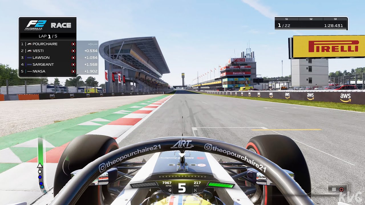 F1 23 - F2 Gameplay (PS5 UHD) [4K60FPS]