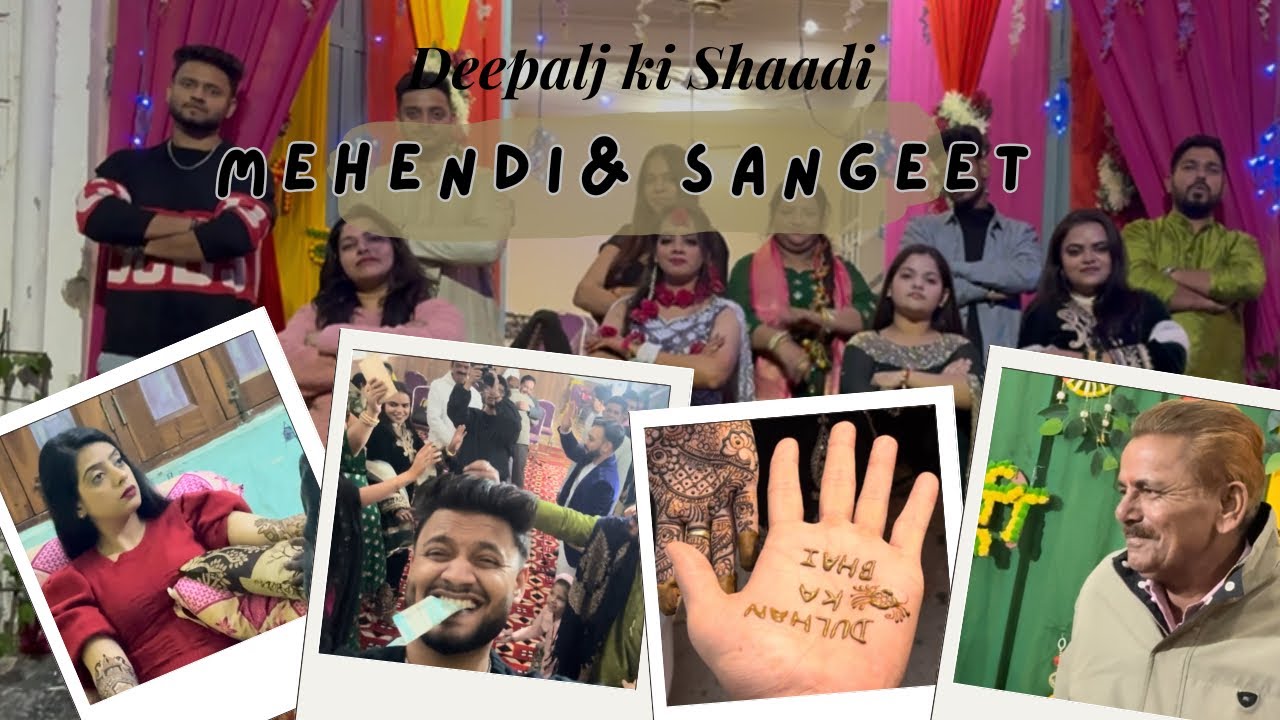 Deepali ki Shaadi | Day 2 Vlog | Mehendi & Sangeet Night | Delhi Wedding Vibes 💃🪘