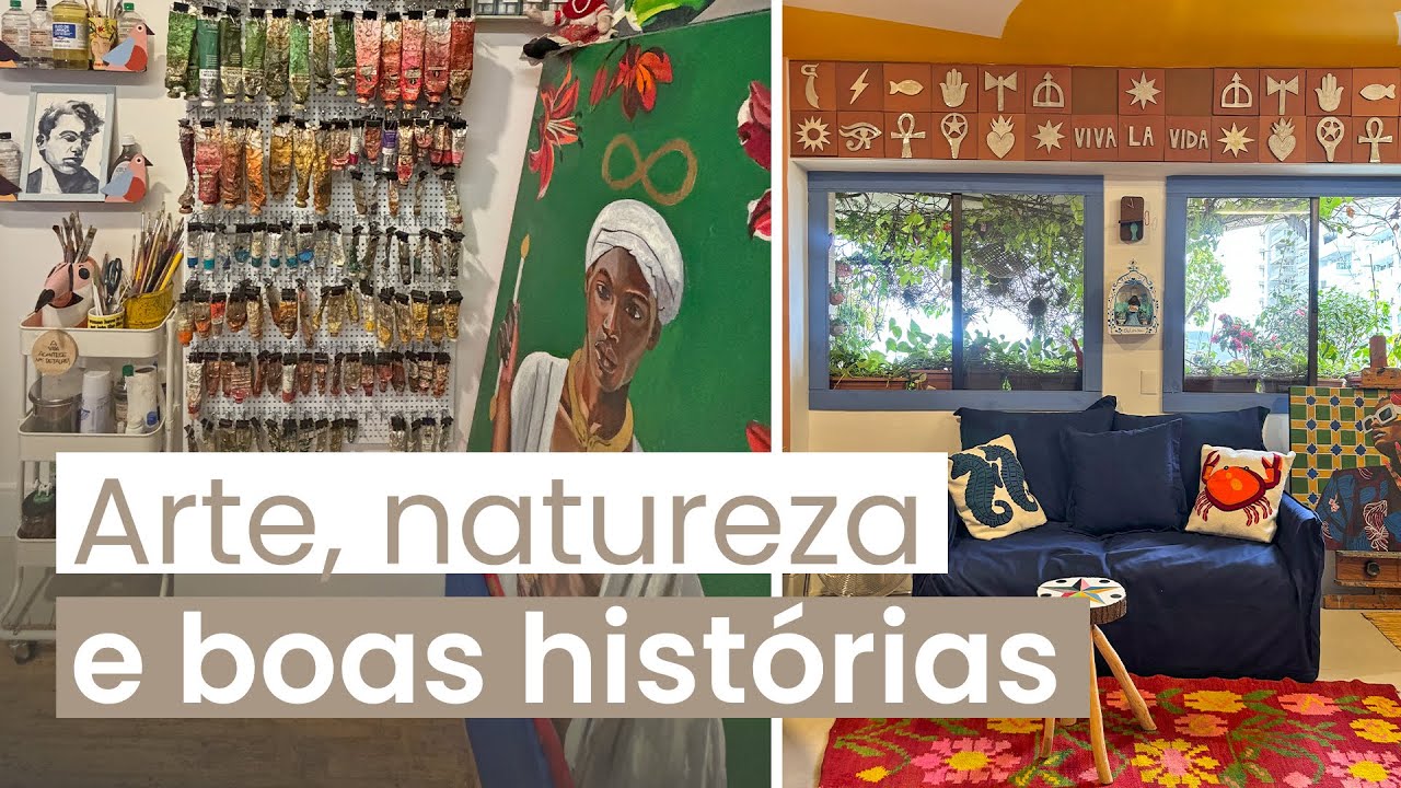 COLORIDO e VIBRANTE! Conheça o refúgio da GEORGIA LOBO no RIO de JANEIRO