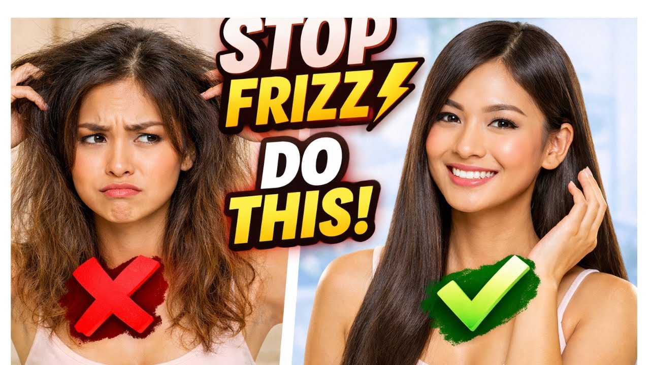 👉 Frizzy Hair? Do This!
