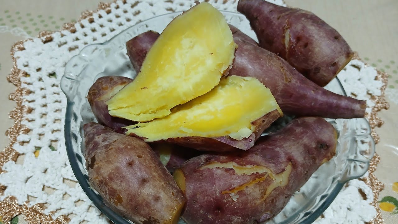 Como cozinhar batata doce na panela de pressão. 
