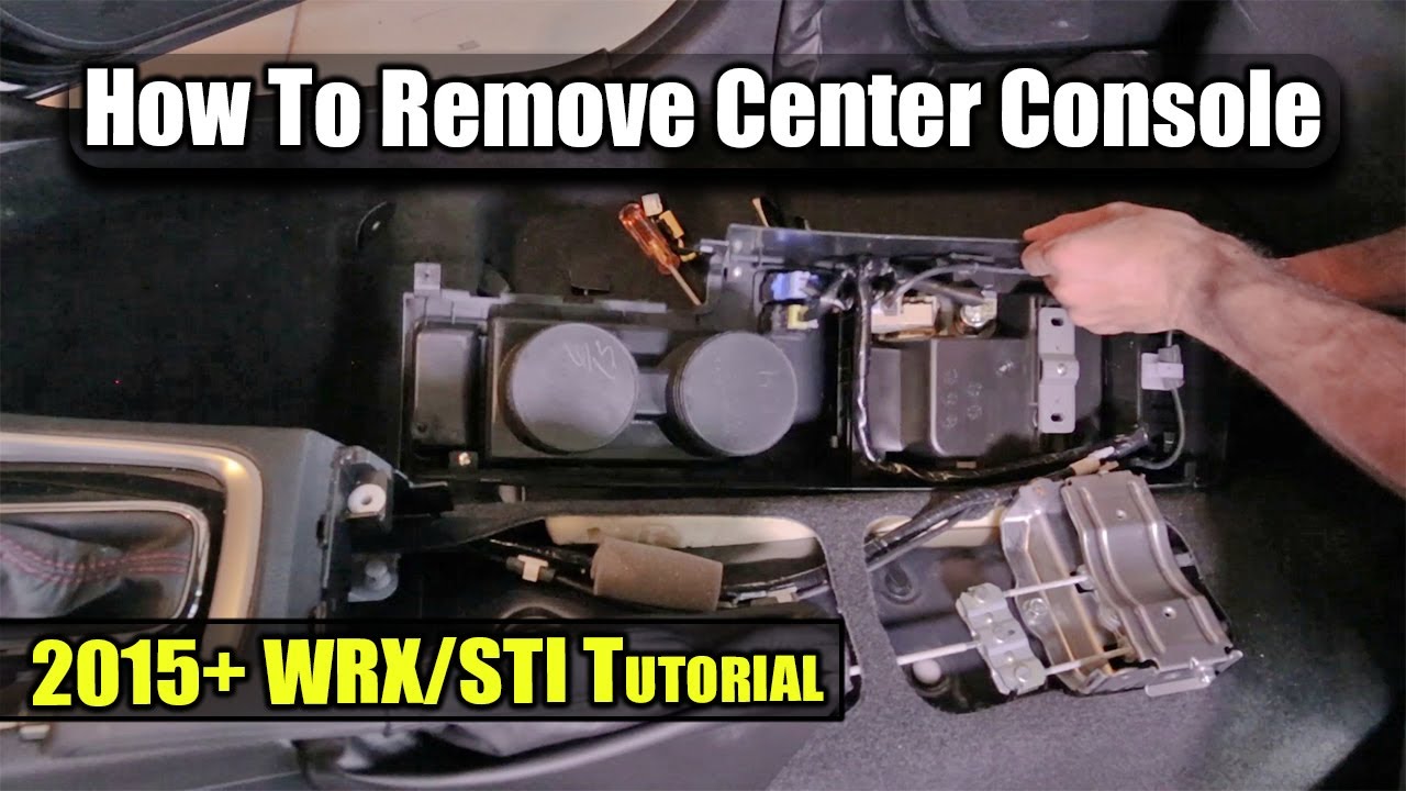 How to Remove 2015+ WRX Center Console