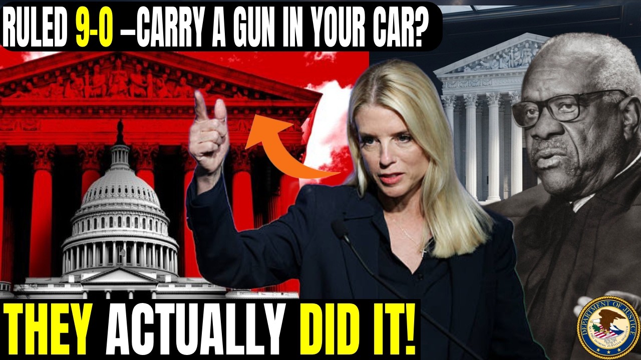 Supreme Court Just Ruled 9–0 —Carry a Gun in Your Car? Watch This Before Your Next Traffic Stop!