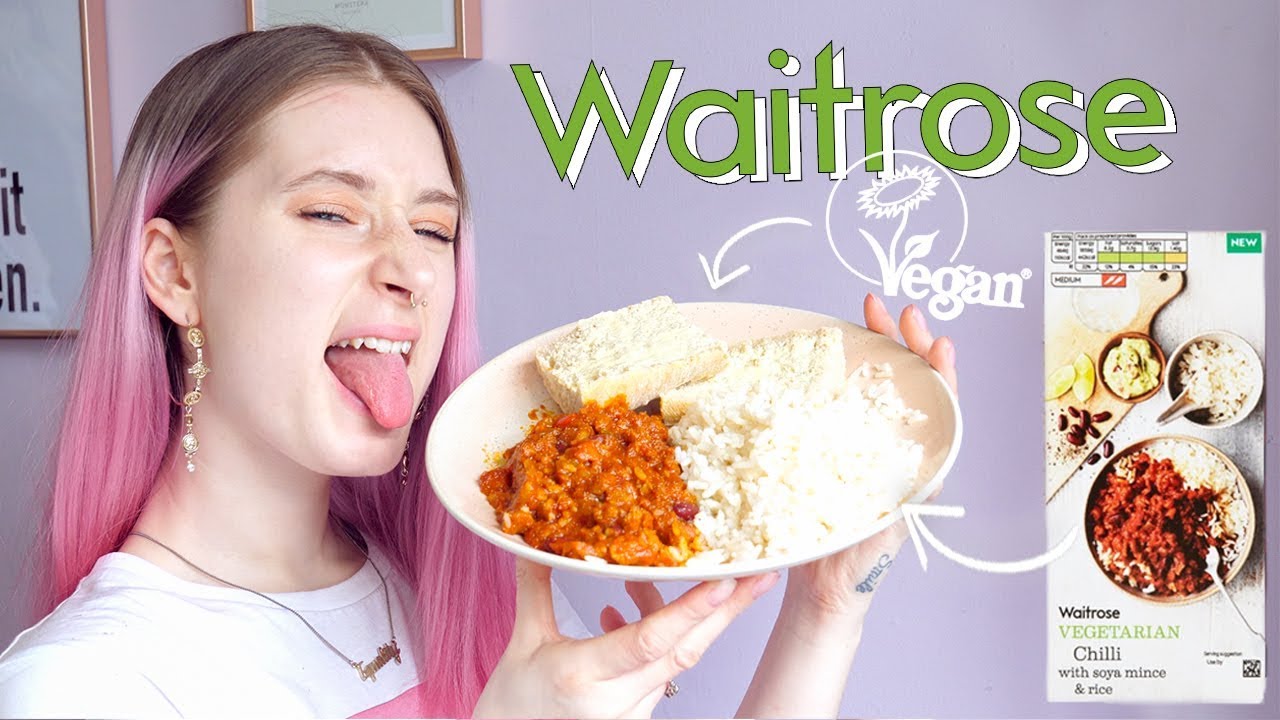 VEGAN CHILLI MICROWAVE MEAL REVIEW / Waitrose honest review