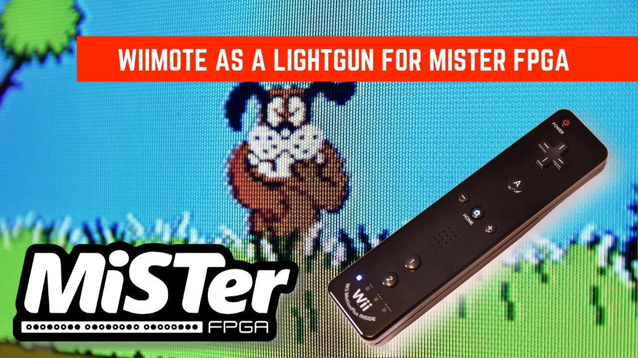 Ретрогейминг с Lightgun от MiSTer и Wiimote