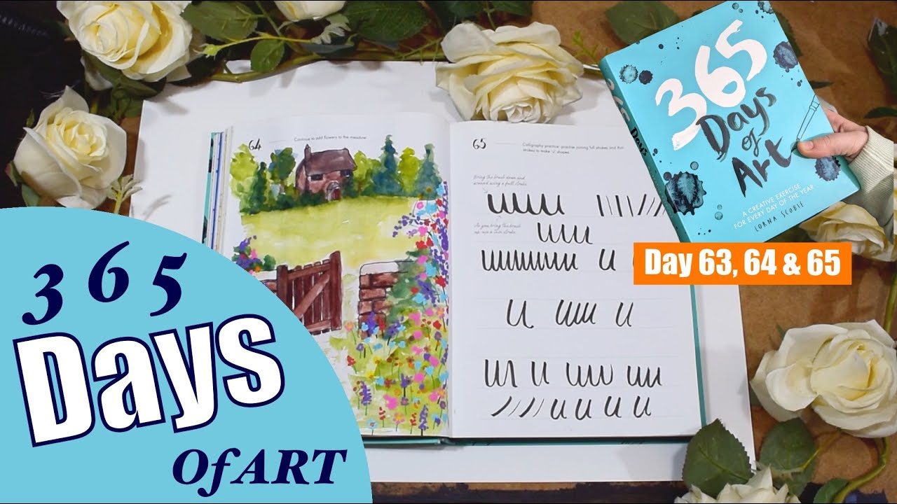 365 days of Art | by Lorna Scobie | Day 63, 64 & 65 | Drawing in my sketchbook every day for a year