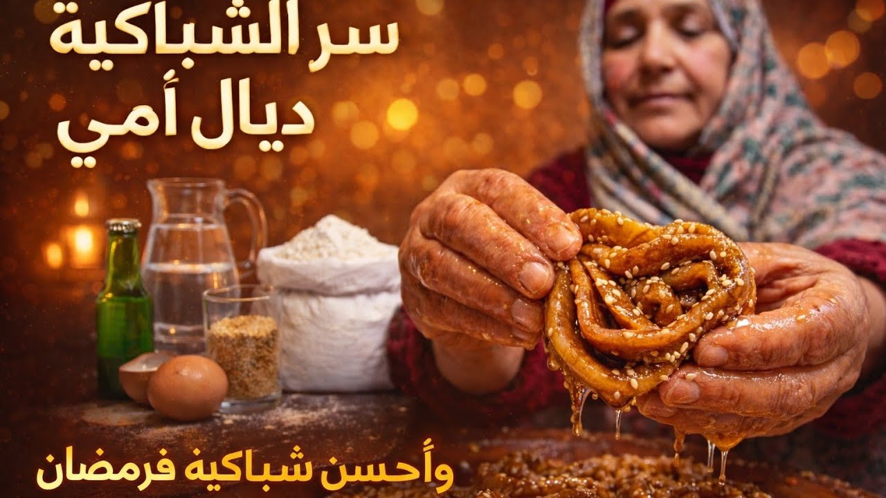 أحسن شباكية معلكة فرمضان 😍 سر الطراوة واللمعان لي كيخليها ناجحة كل مرة🫣