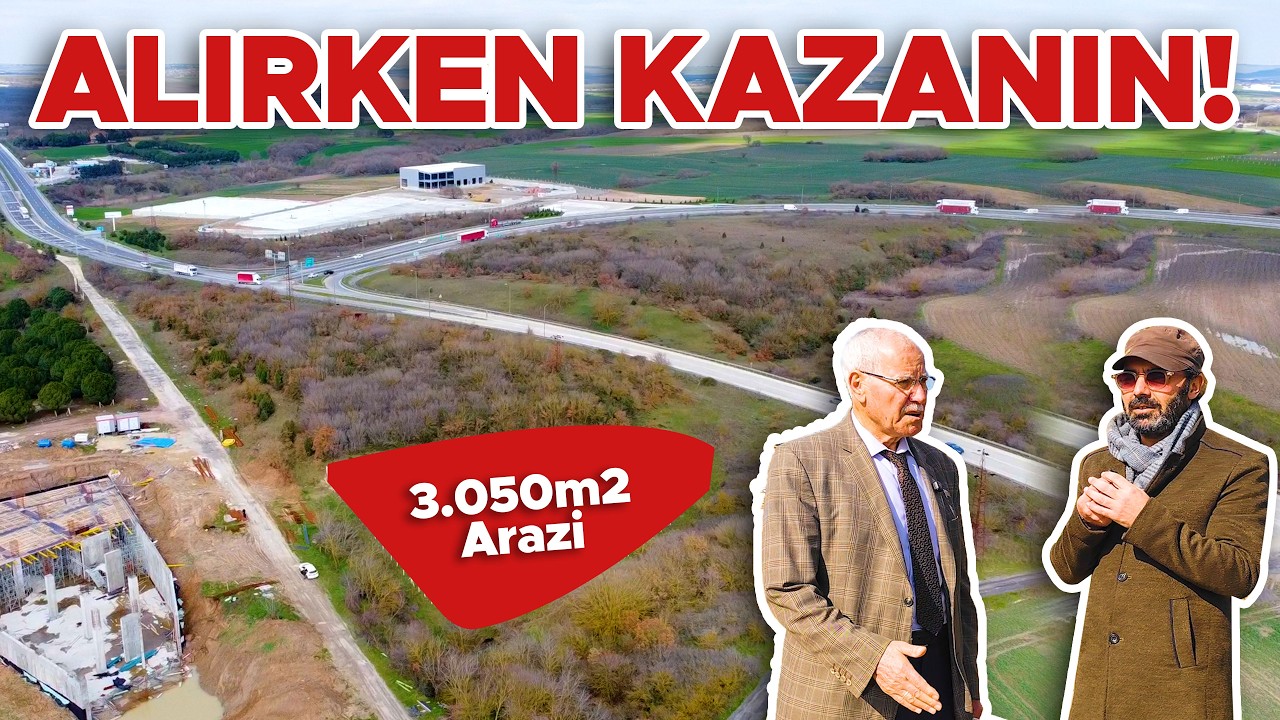 Çerkezköy Gişelerine Komşu! Sanayi Bölgesinde Kaçırılmayacak Fırsat