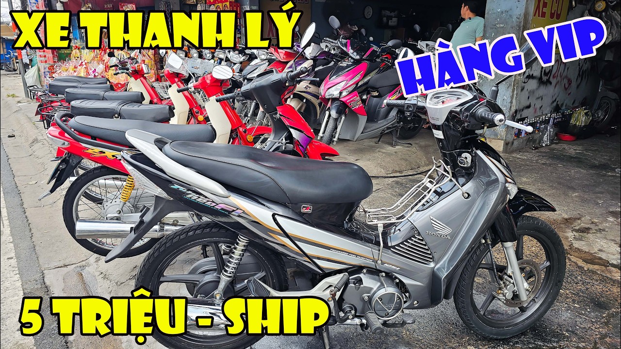 THANH LÝ  FUTURE NEO HONDA CUP DM CUP 82 CITI HADO SIVA WAVE MIO 5 TRIỆU XE MÁY GIÁ RẺ