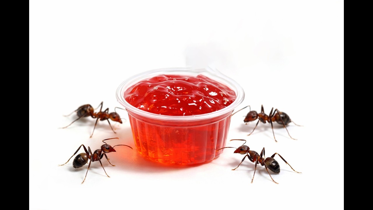 Ants vs Jelly Cup - Timelapse