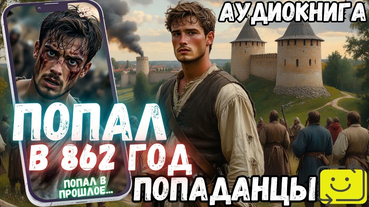 АУДИОКНИГА ПОПАДАНЕЦ: ПОПАЛ В 862 ГОД часть 1.1