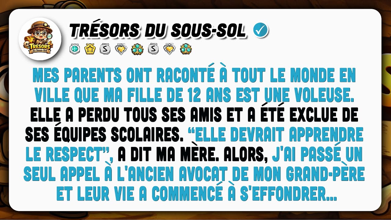 Mes Parents Disent Que Ma Fille De 12 Ans Est Une Voleuse. Elle A Perdu Tous Ses Amis.