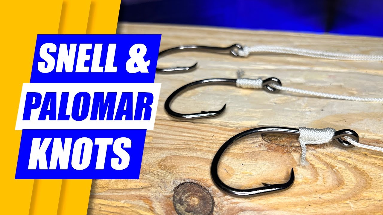 How to tie a hook on a fishing line. 3 easy knots