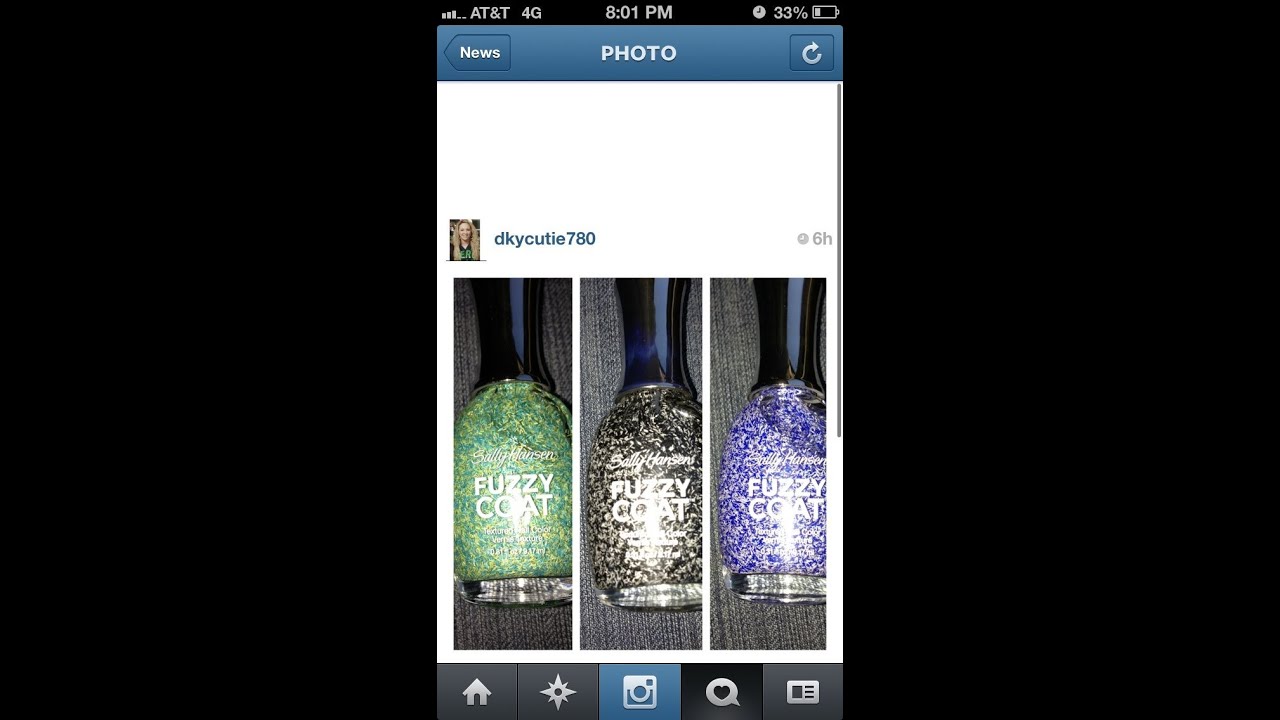 Sally Hansen fuzzy coat nail polish demo