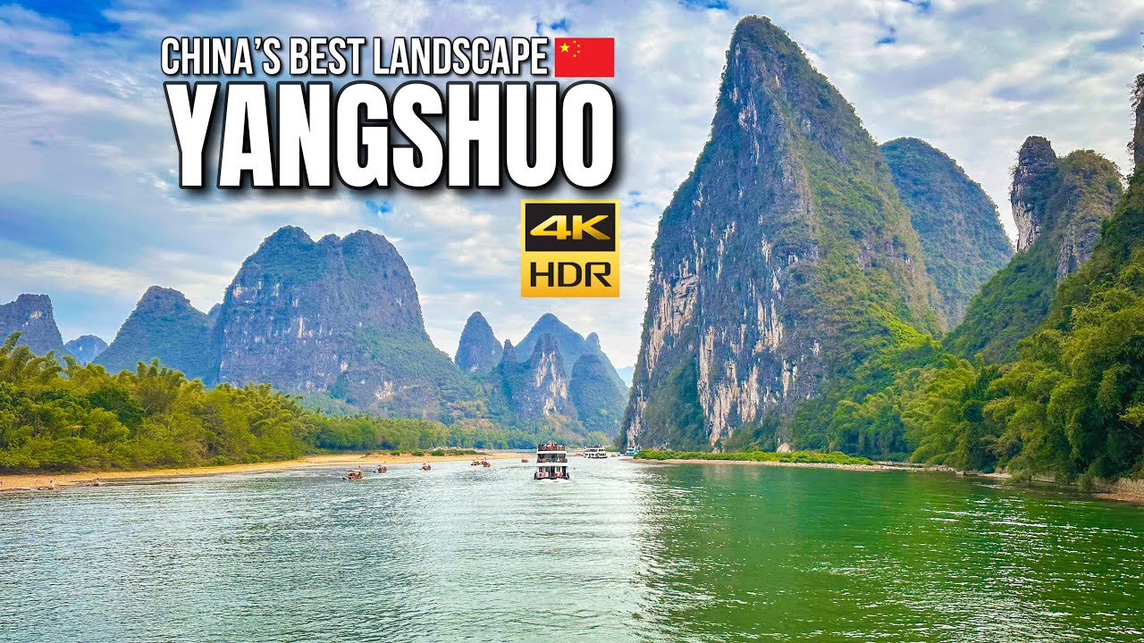 Yangshuo: The Most Beautiful Place in China【4K HDR】Li River Cruise | Guilin Walking Tour