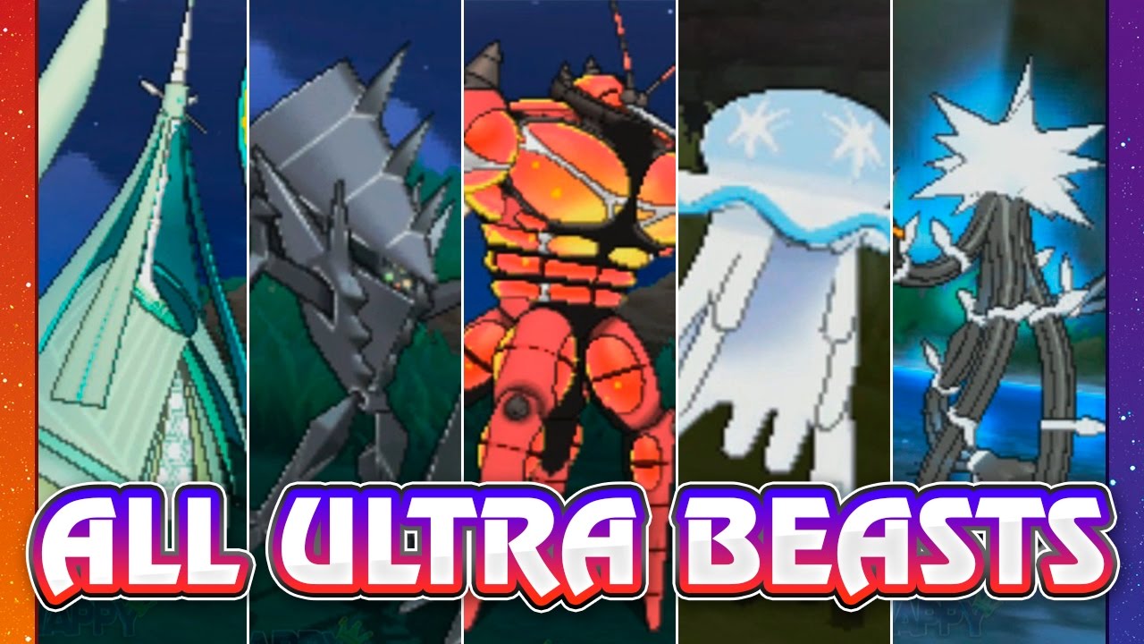 POKEMON SUN & MOON ALL ULTRA BEASTS!!