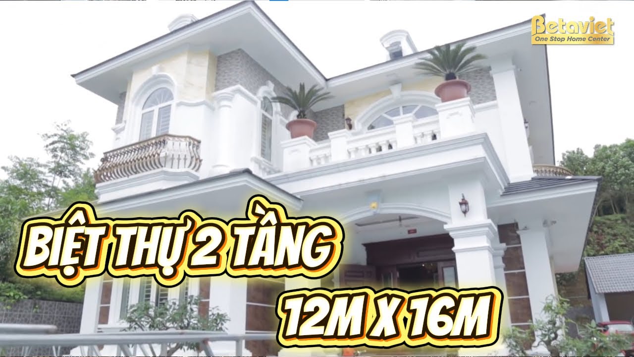 Biệt thự 2 tầng Tân cổ điển châu Âu đẹp tuyệt vời ông Đô - Phú Thọ