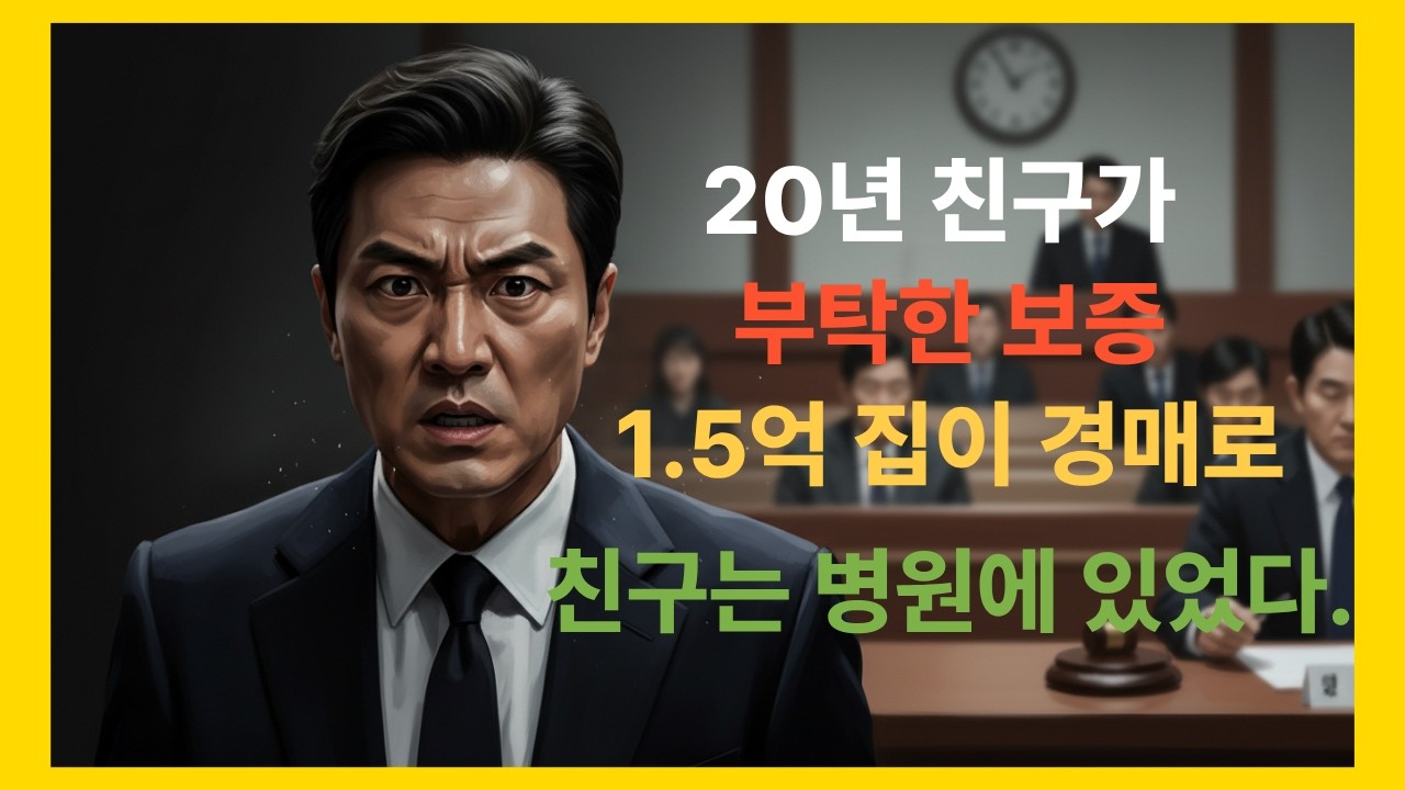 인감도장 찍은 날, 아내는 아이를 데리고 떠났습니다.