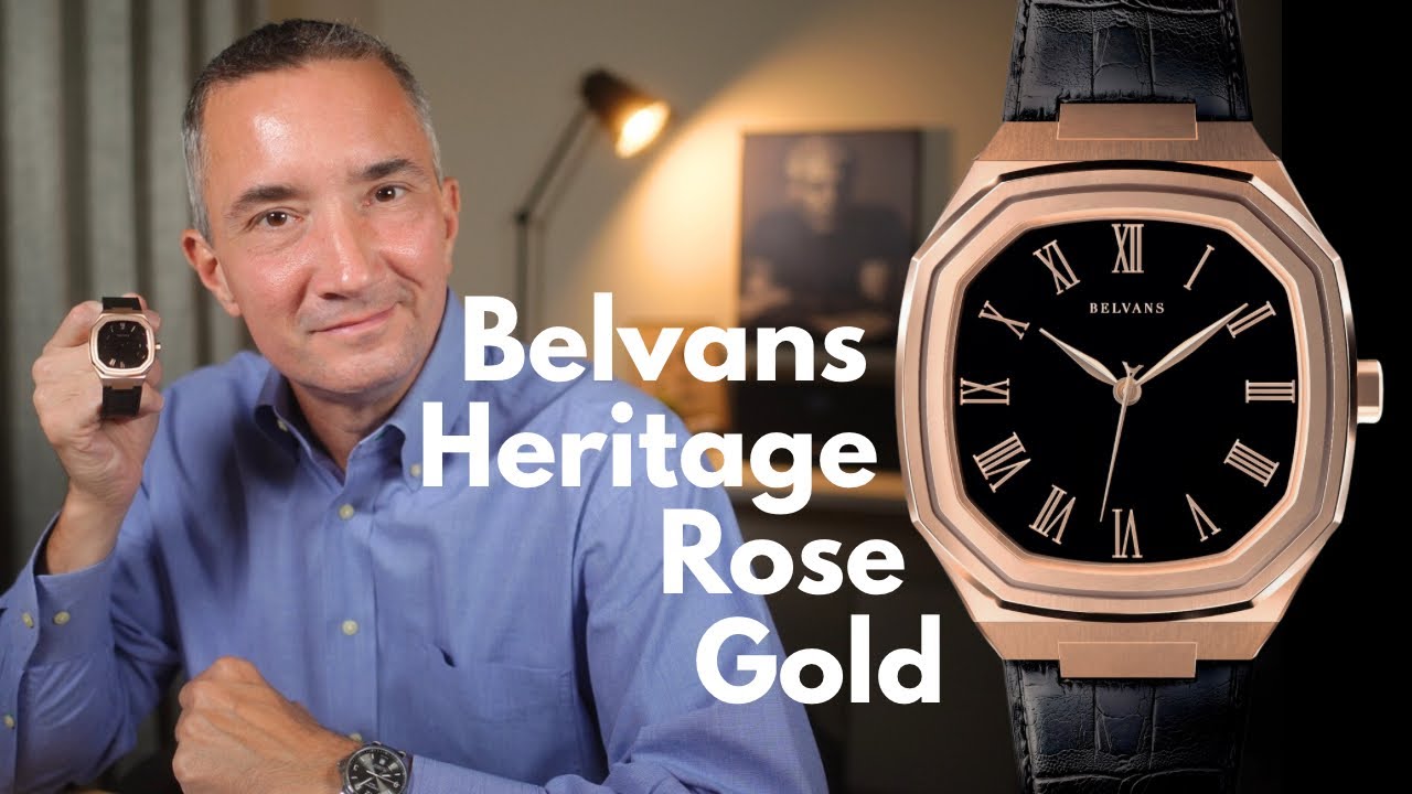 Belvans Heritage Rose Gold-38mm French Classic