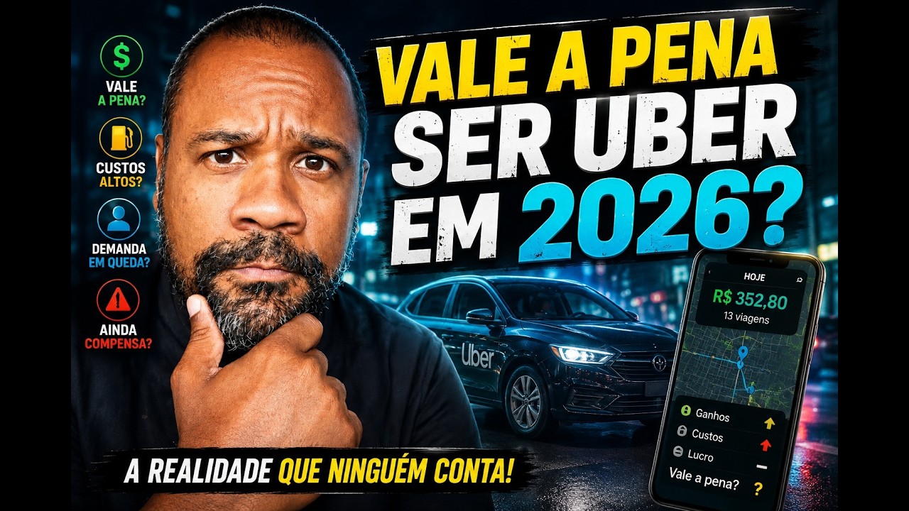 Vale a Pena Ser Uber em 2026? A Verdade Que Ningu&eacute;m Conta
