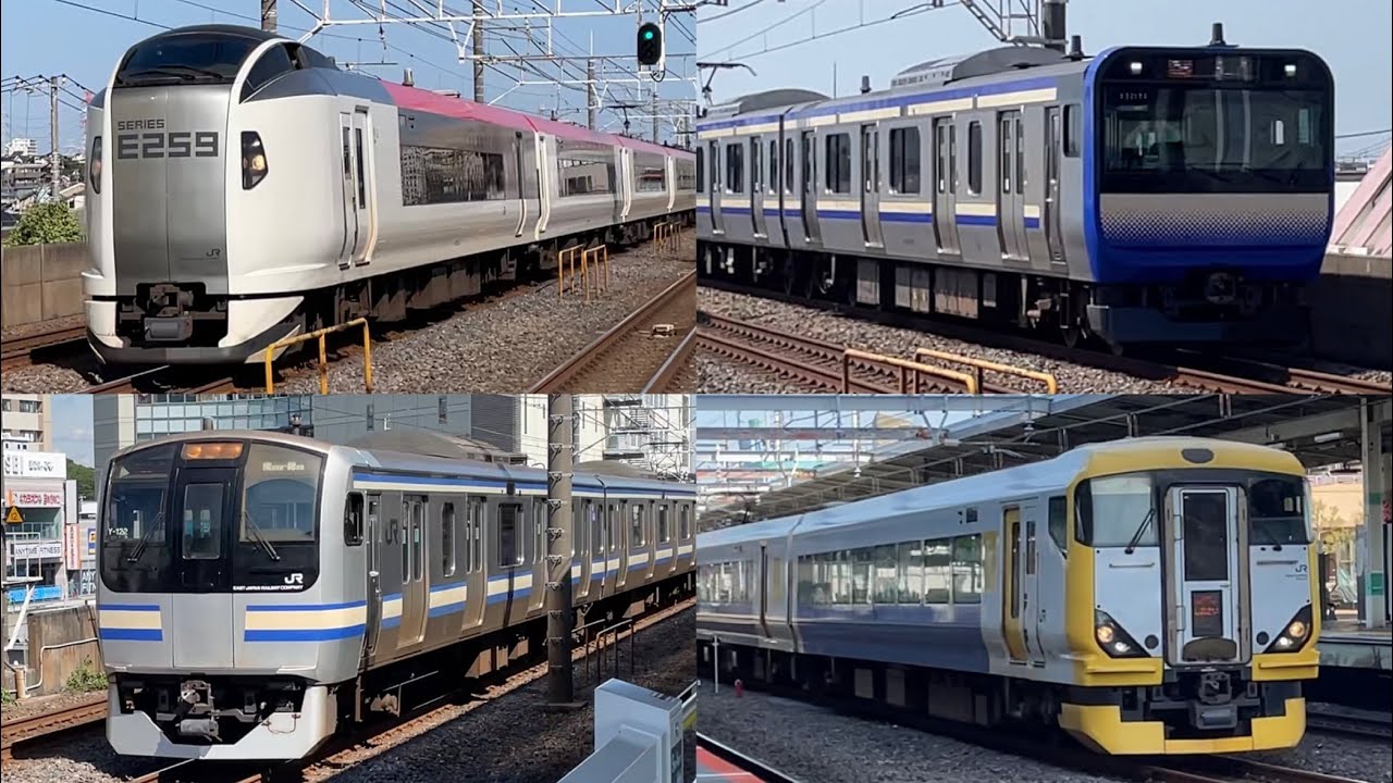 【ダイヤ改正後】 E259系のしおさい登場！ 総武快速線 高速通過集