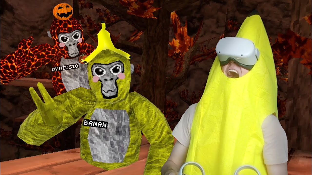 NOWE HALLOWEEN W GORILLA TAG JAKO BANAN! 🍌
