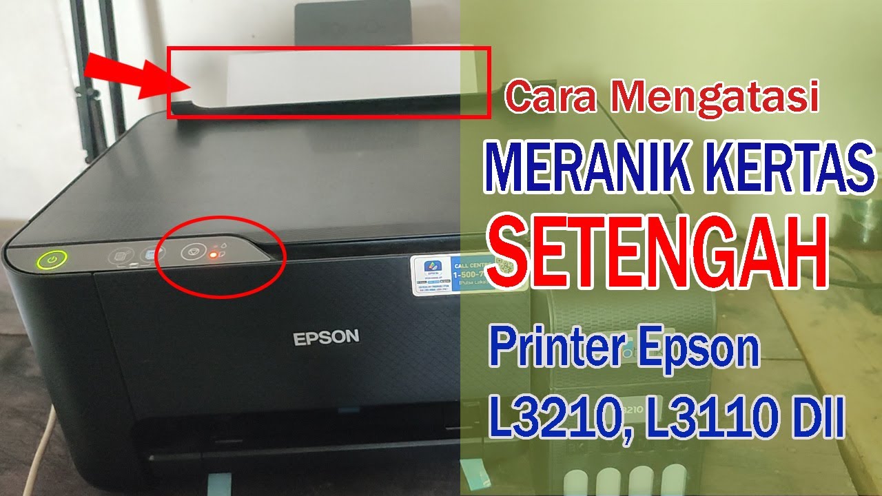 Cara Mengatasi Printer Epson Menarik Kertas Setengah